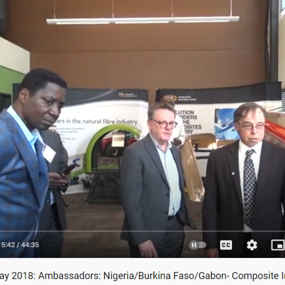 75ÈME ÉDITION-JOAMA SHOW/ REDIFFUSION (3/4)-1ST Forum ECCA-MB, May 2018: Ambassadors: Burkina Faso and Gabon- Visit at Composite Innovation Centre (Winnipeg, MB)- JEUDI, 21 AVRIL 2022