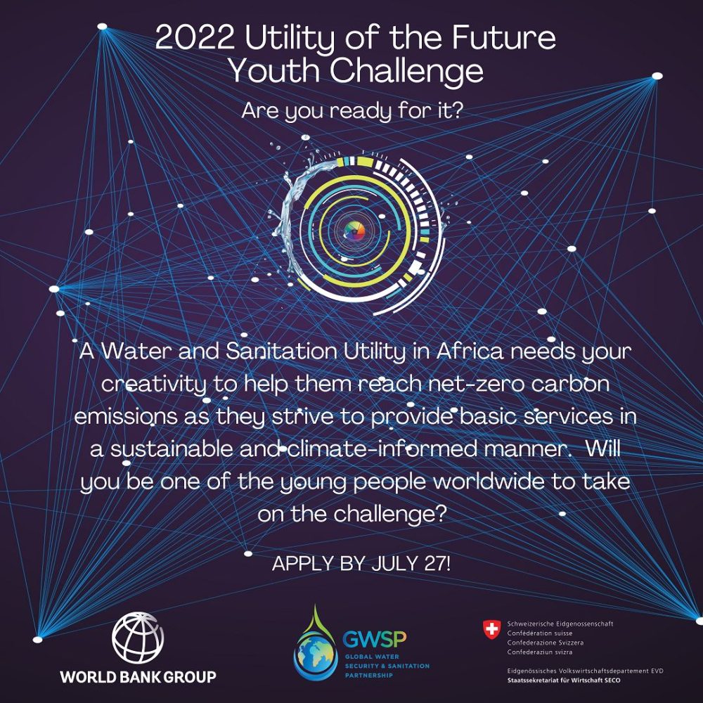 USA/ WORLD BANK WEEKLY UPDATE (THE WORLD BANK)/ ”Are you 18-35 years old? &#8230; utility in Africa reach net-zero carbon emissions.&#8221; , JULY 24, 2022