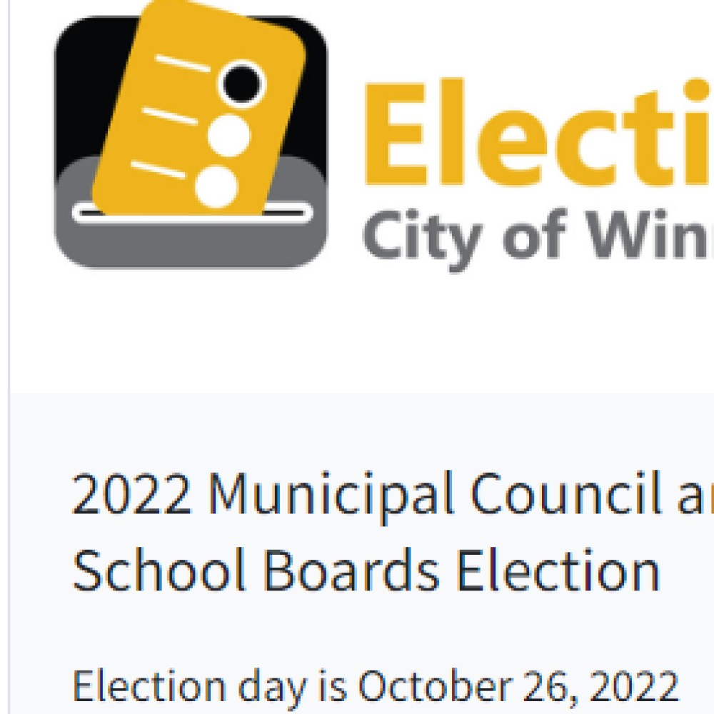 CANADA (CITY OF WINNIPEG, MB)-CITY HALL – HOTEL DE VILLE/ *WEEKLY NEWS-shared by Joama consulting- SEPT. 21, 2022*  &#x1f449; “2022 Municipal Council and School Boards Election //  Élections municipales et scolaires de 2022”