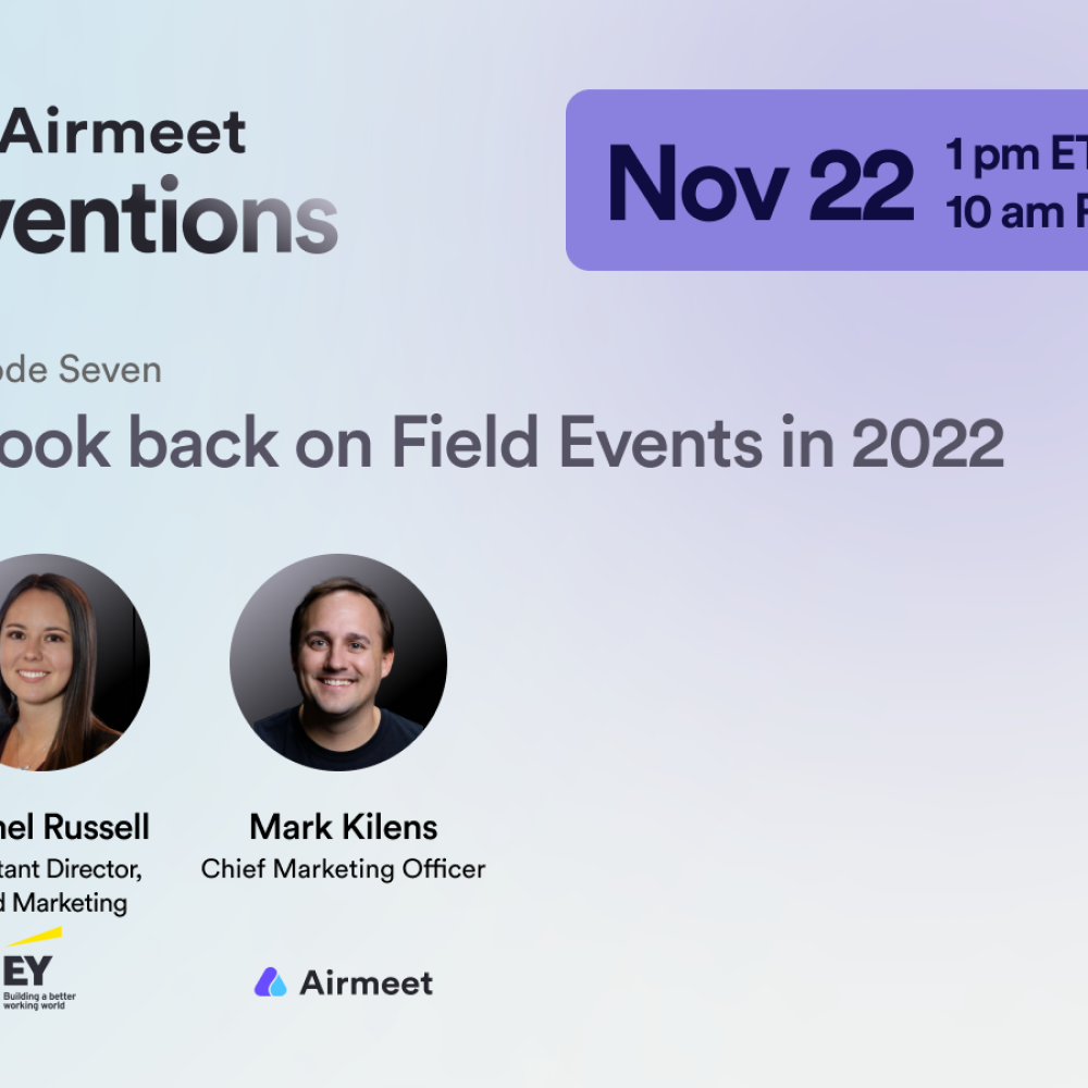 San Mateo, California, USA (Airmeet Inc) / &#x1f449; “Learn from 2022’s events to win in 2023 // &#x270d;&#xfe0f; Join us live on Nov 22nd for answers to all your burning questions ”– POWERED BY JOAMA CONSULTING: NOV. 16, 2022