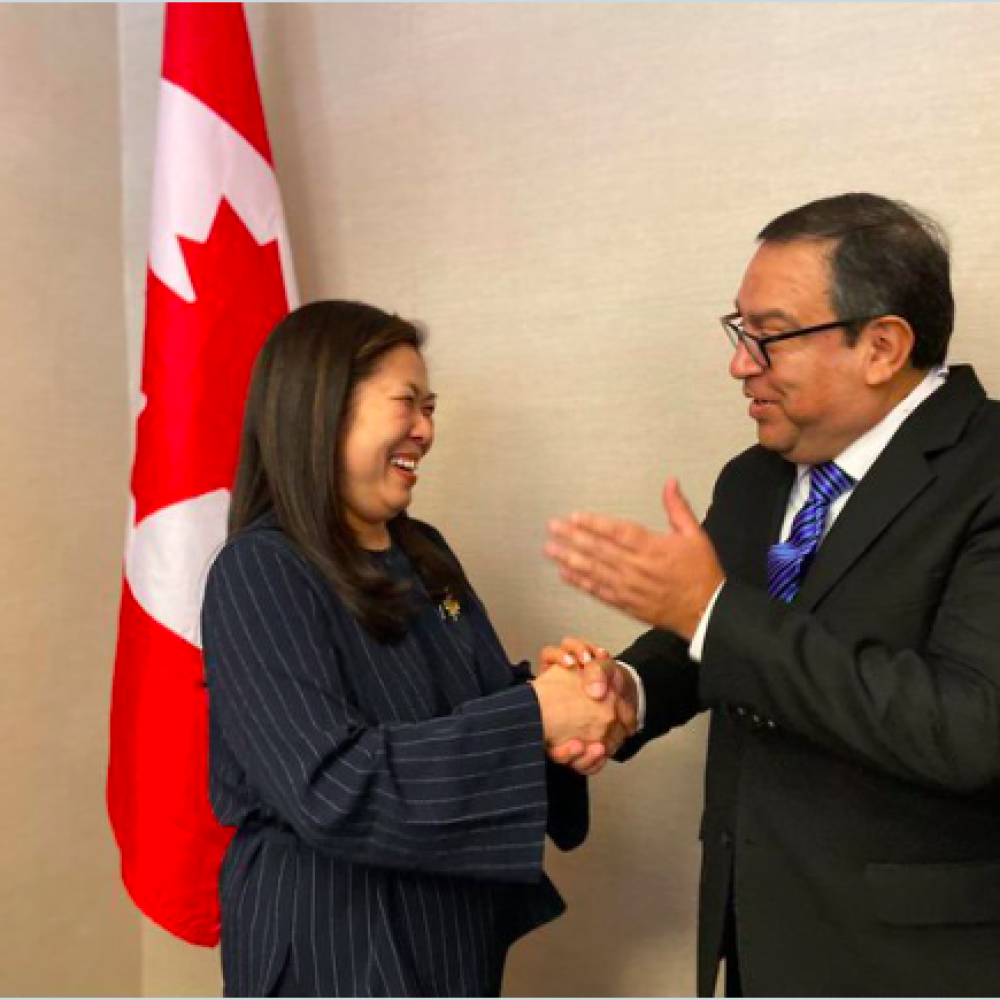 Canada and Peru &#x1f91d; SUSSEX DR, OTTAWA *GLOBAL AFFAIRS CANADA–AFFAIRES MONDIALES CANADA-MITEPSBED*, WEEKLY NEWS &#x1f449;“Today at #PDAC, I met with Peruvian Prime Minister Alberto Otárola and his delegation.“&#x270d;&#xfe0f;“Aujourd&#8217;hui à #PDAC, j&#8217;ai rencontré le Premier ministre péruvien Alberto Otárola et sa délégation.”/ POWERED BY: JOAMA CONS. –MAR. 12, 2023